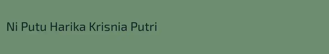 Ni Putu Harika Krisnia Putri